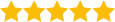 5 star rated icon yellow